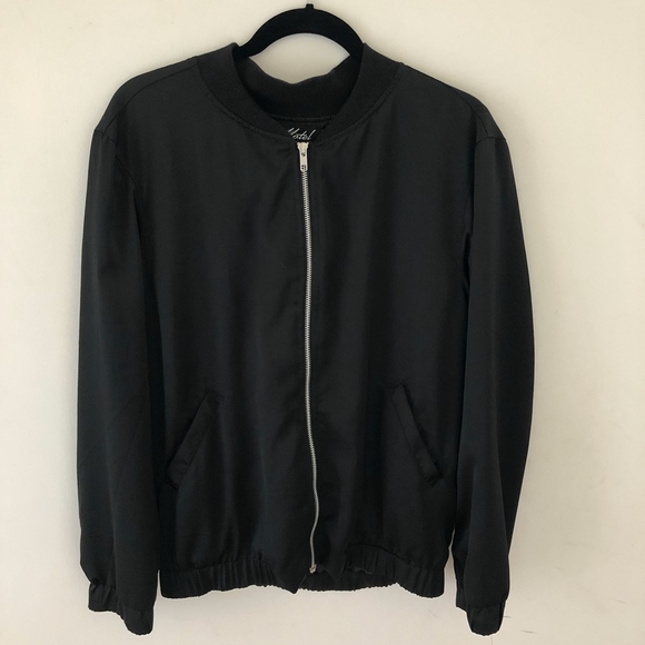 Motel Coppens Bomber Jacket -Black- Sz. Small - Picture 5 of 8